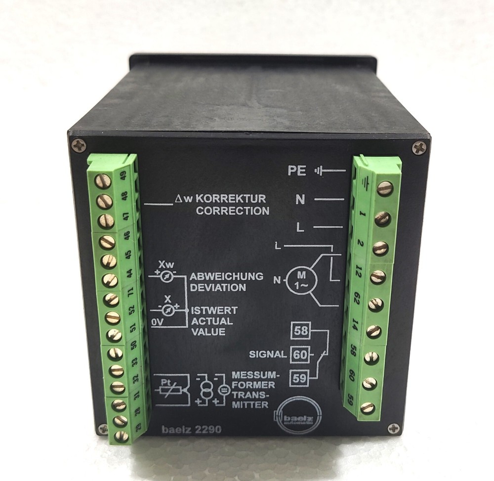 BAELZ AUTOMATIC WBS 2290 TEMPERATURE CONTROLLER 2290-A-D-2.7-230-SA