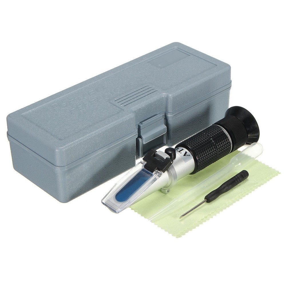 0-32% Brix Scale Fruit Juice Wine Sugar Homebrew Refractometer Tester