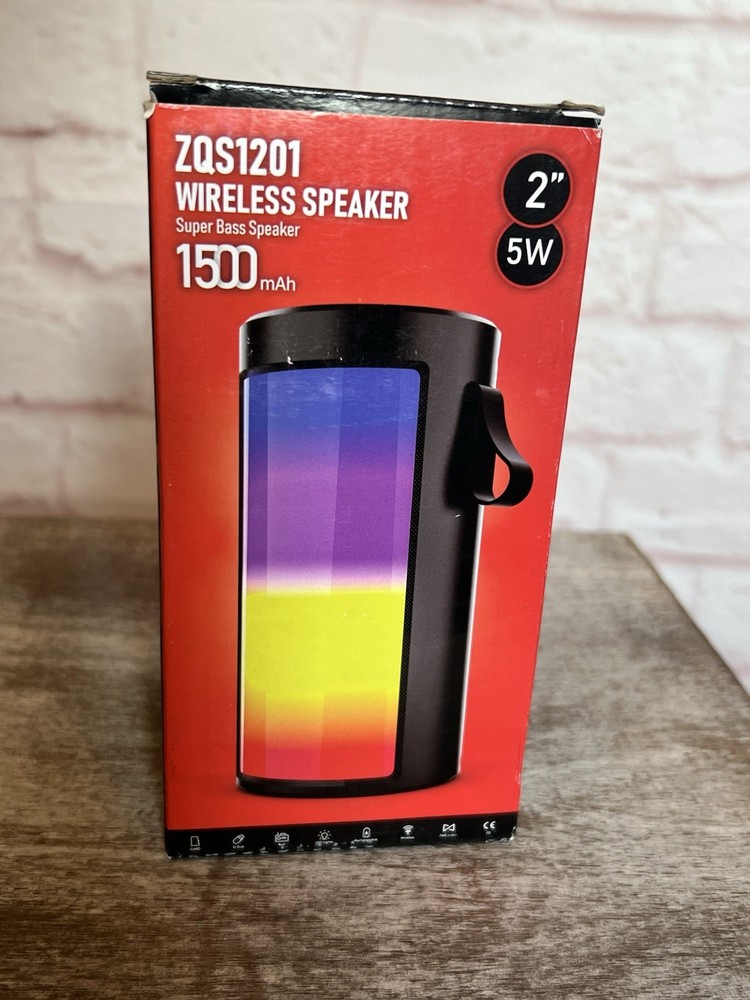 ZQS1201 Wireless Bluetooth Speaker - Black