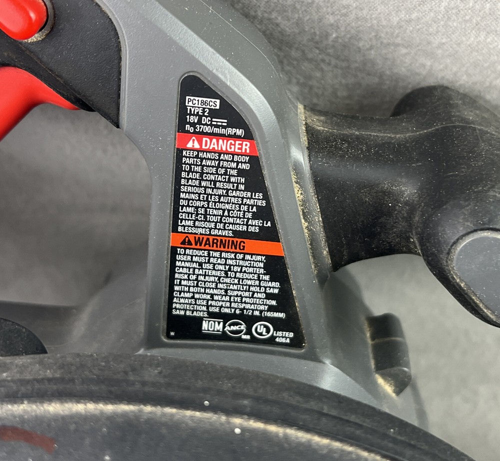 PORTER-CABLE 18V MAX Cordless Drill/Driver Circular Saw Combo w Bag *UNTESTED*