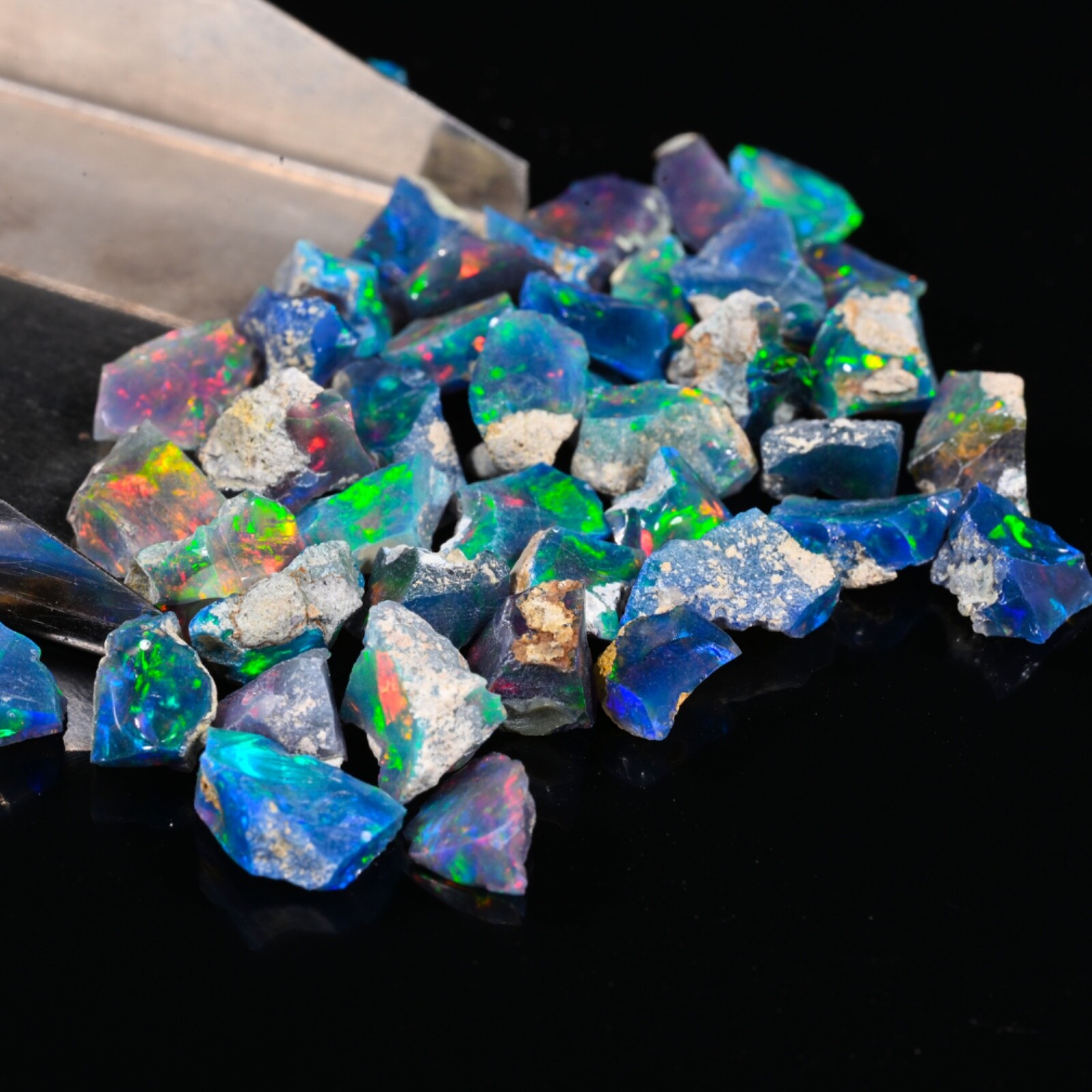 opal rough cut grade opal raw, Ethiopian opal gemstone, 10 Pieces large opal lot