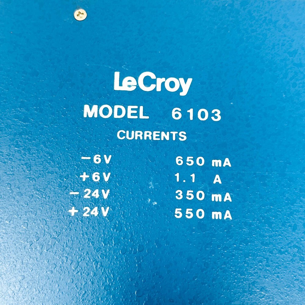 LeCroy 6103 Amplifier Plug In 2-Channel CAMAC Module