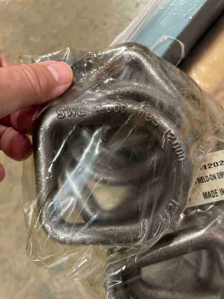 40PK Weld-On D Ring 1/2" | Ratchet Strap Tie Down for Flatbed Use