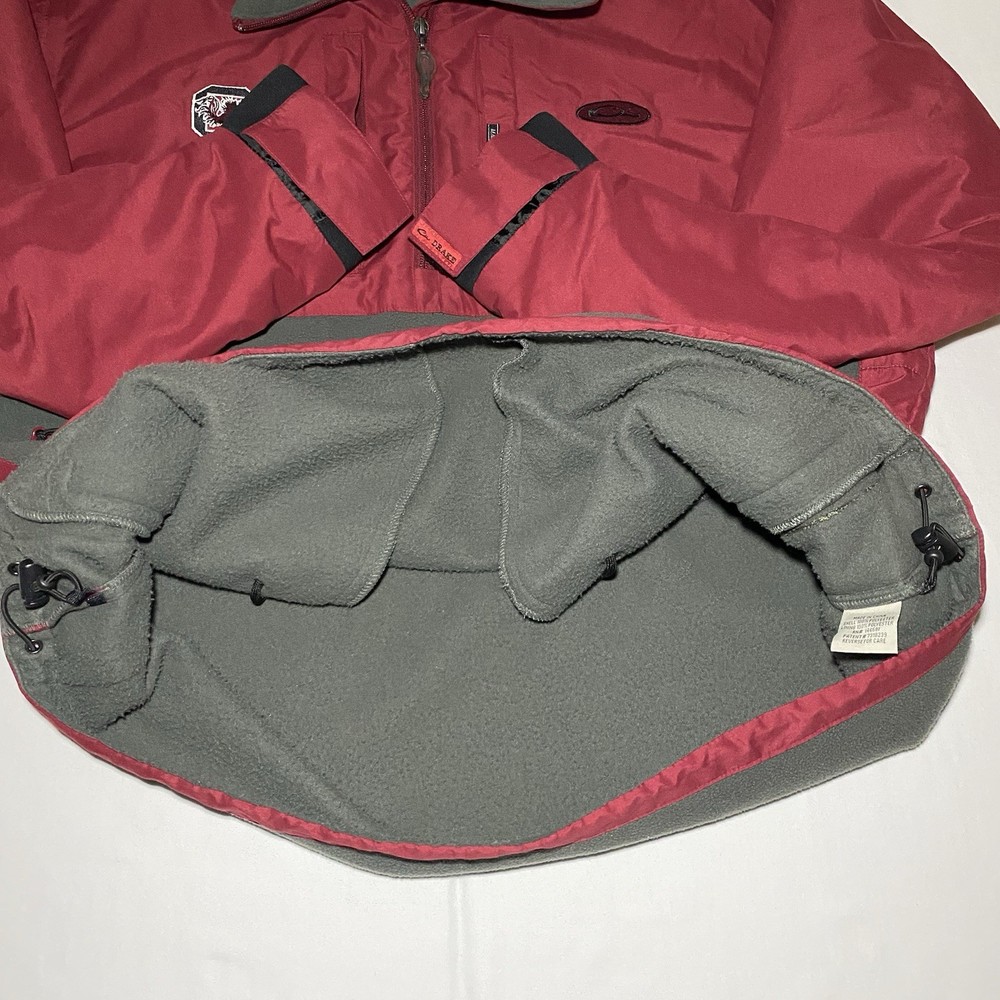 Drake Waterfowl Men’s USC Gamecocks MST Eqwader Half Zip Pullover Jacket Large