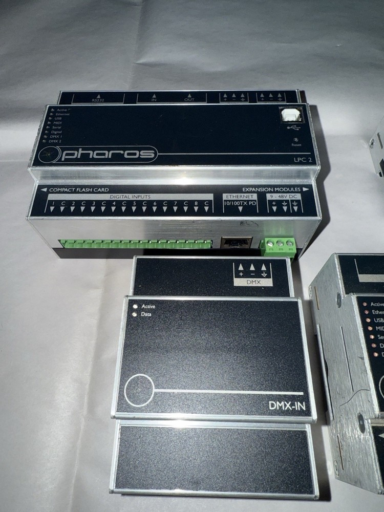Pharos LPC Lighting Playback Controller LPC1/LPC2 Bundle (READ DESCRIPTION)