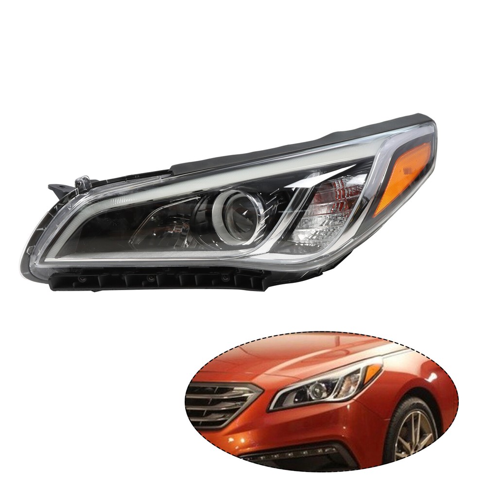 Halogen Headlight 92101C2000 For 2015 2016 2017 Hyundai Sonata Left Driver Side