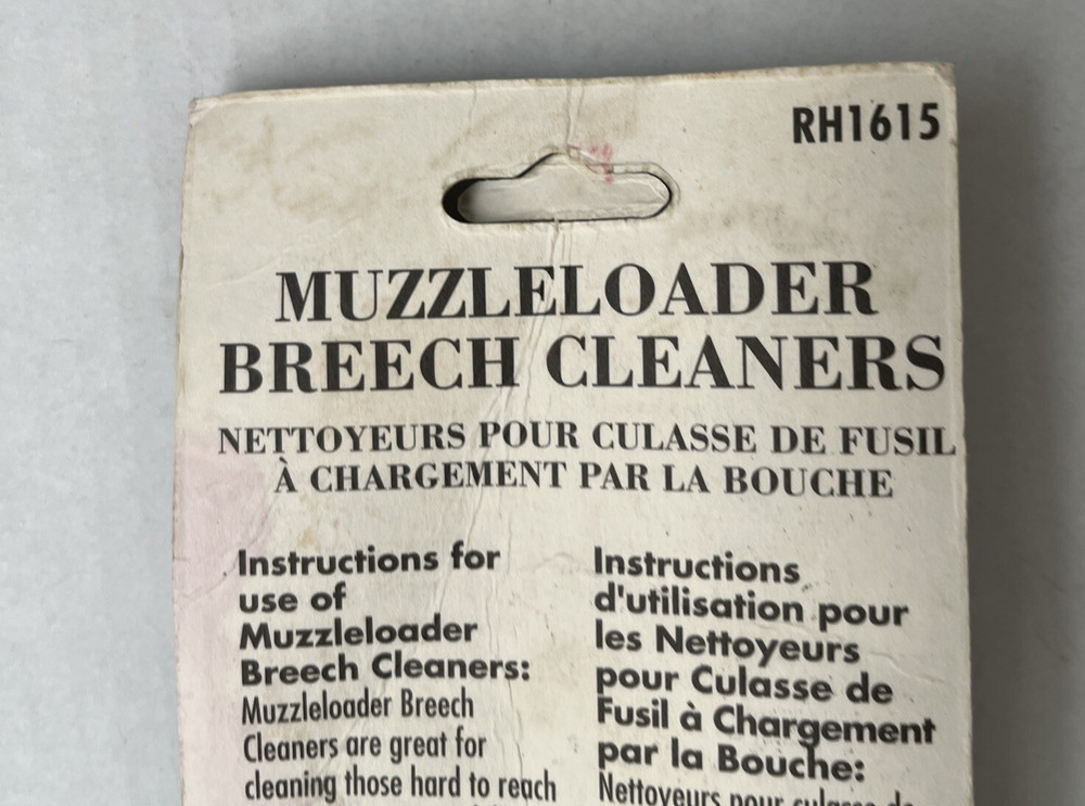 Redhead RH1615 Muzzleloader Breech Cleaners New In Box