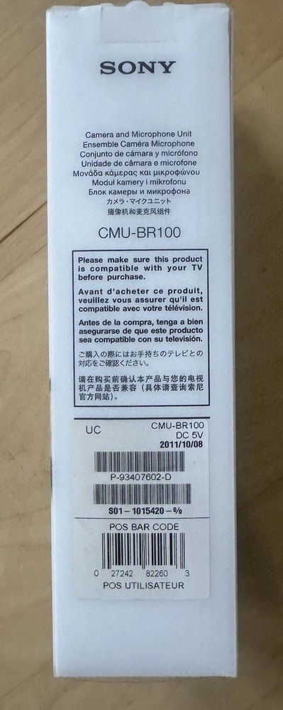 Sony CMU-BR100 camera for Bravia