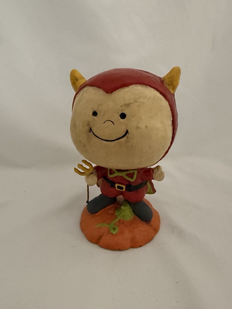Bobblehead Cute Little Devil Halloween Used Condition