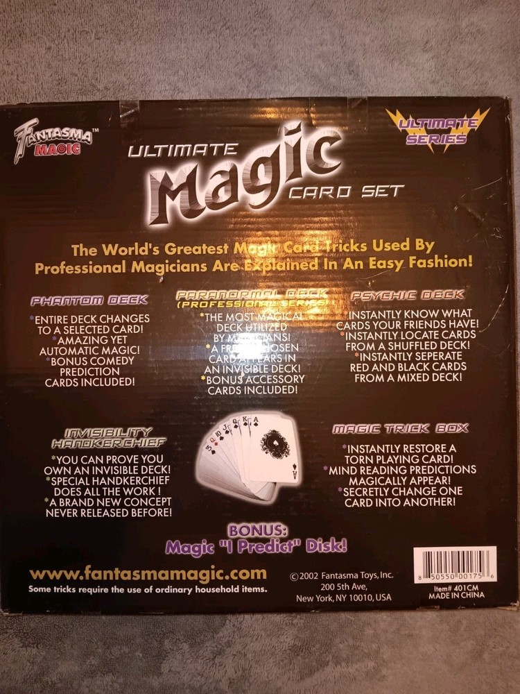 Fantasma Ultimate Magic Card Set (250+ Tricks) LH005C
