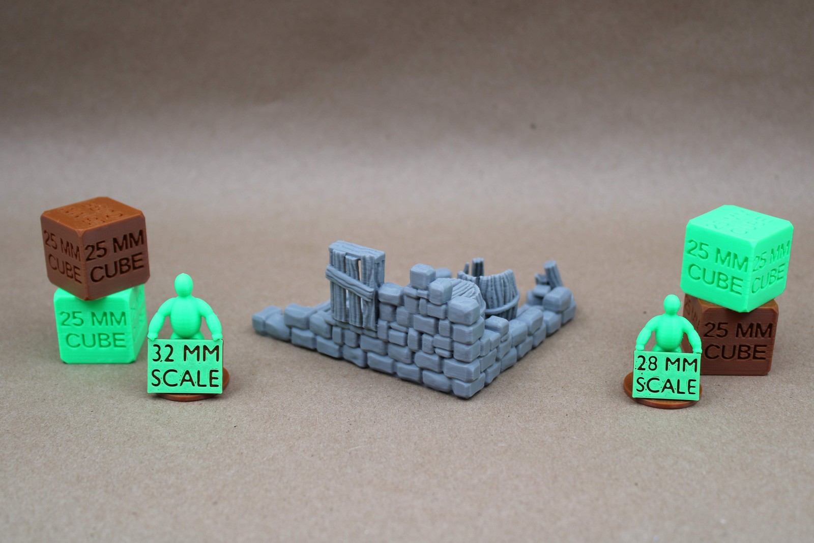 Tabletop Terrain 17 Plus Piece Ruin Scatter Table Set 28mm skirmish rpg wargame