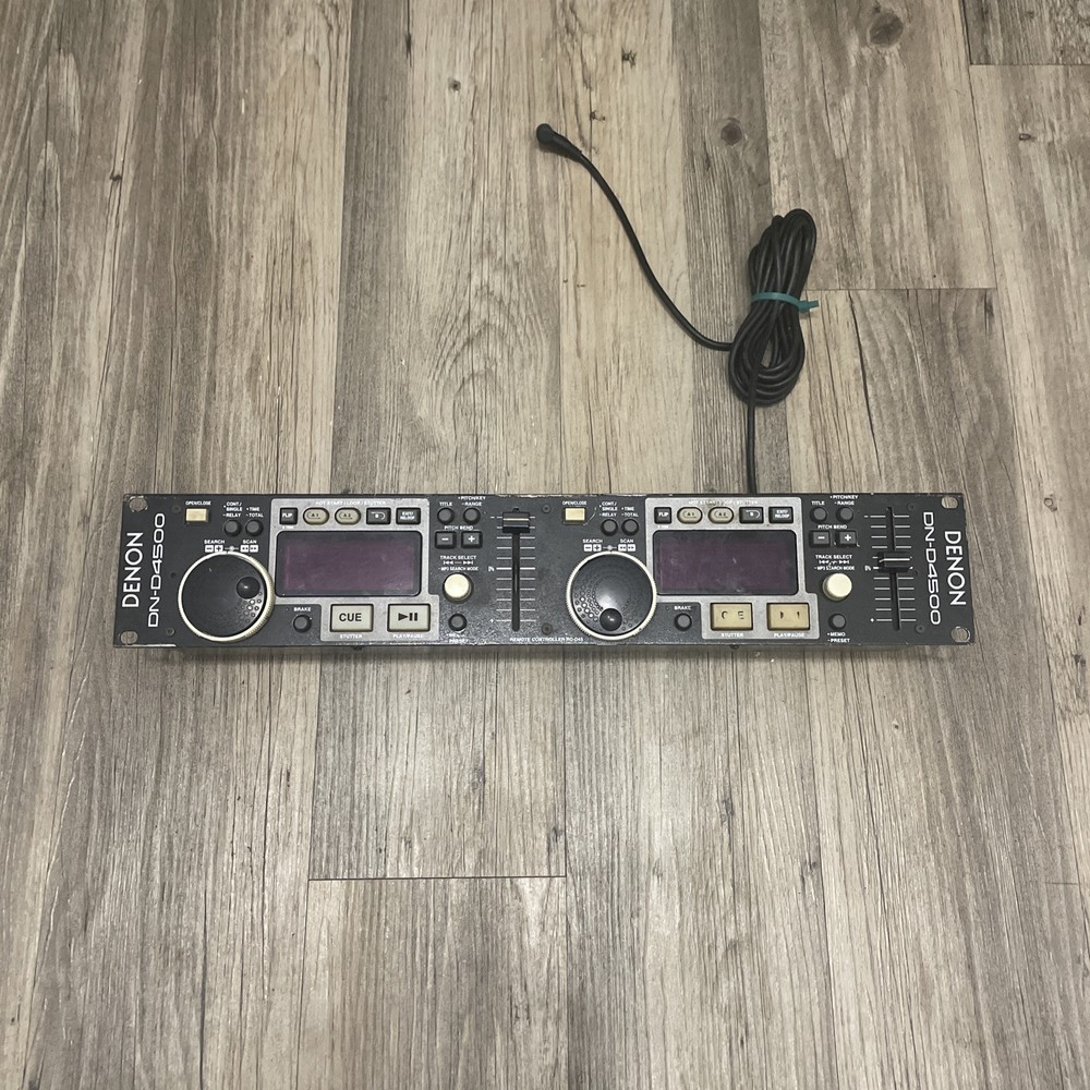 DENON DN-D4500 Professional CD Player (Remote Control + Cable Only) Tested
