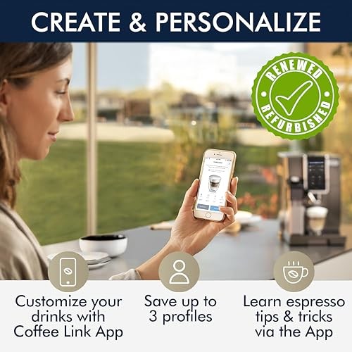 DE'LONGHI DINAMICA PLUS CONNECTED FULLY AUTOMATIC ESPRESSO MACHINE