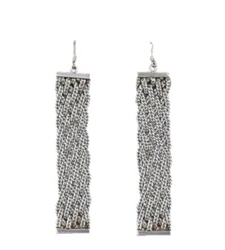 Sterling Silver Long Linked Dangle Earring