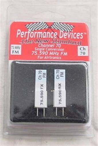 Airtronics 75Mhz FM Crystal Set - Channel 70