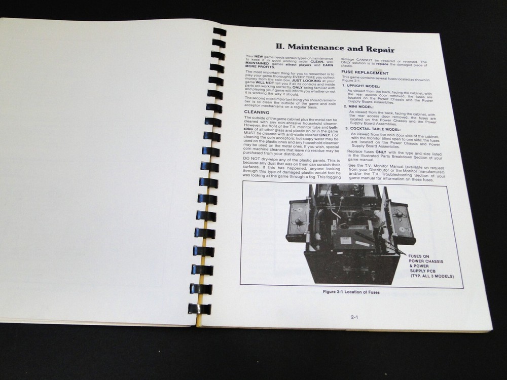 Vintage 1983 Bally/Midway's Licensed Games Standardized General Instructions