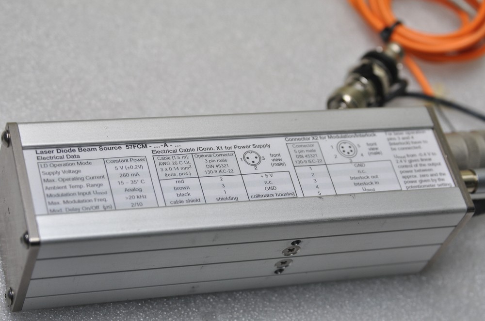 Schafter + Kirchhoff Laser Diode Beam Source 57FCM , w/Head