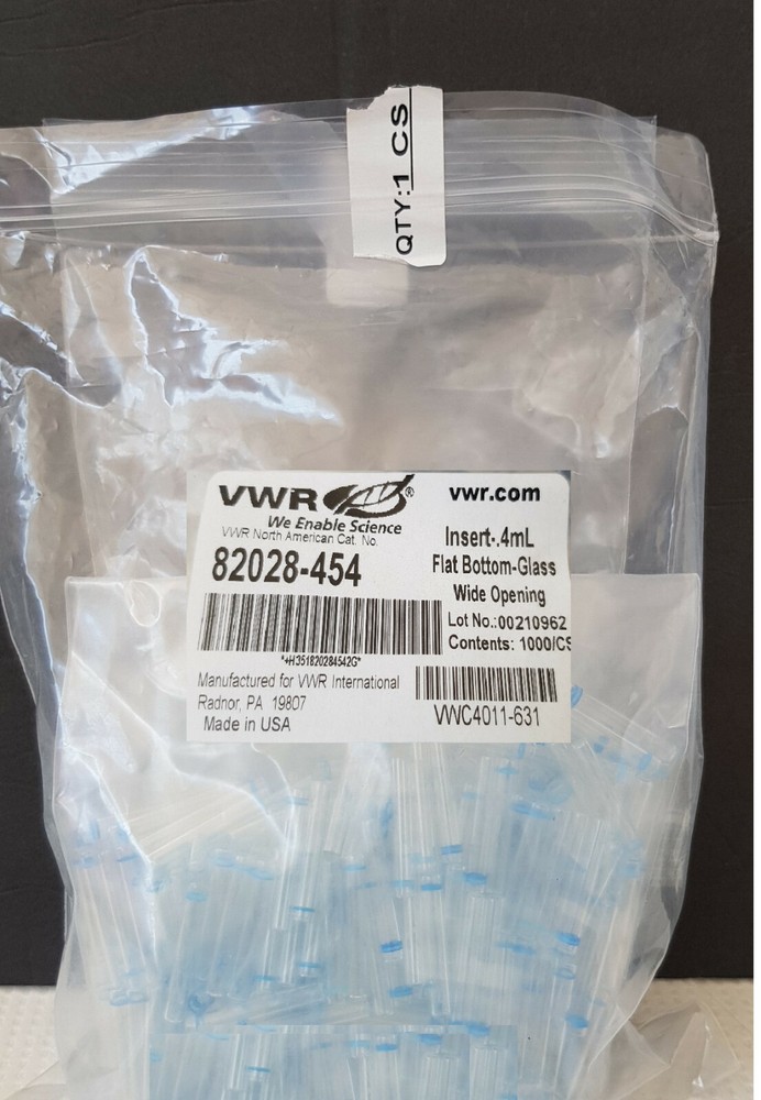 Standard Flat Bottom Glass Insert .25mL, 720-pk.