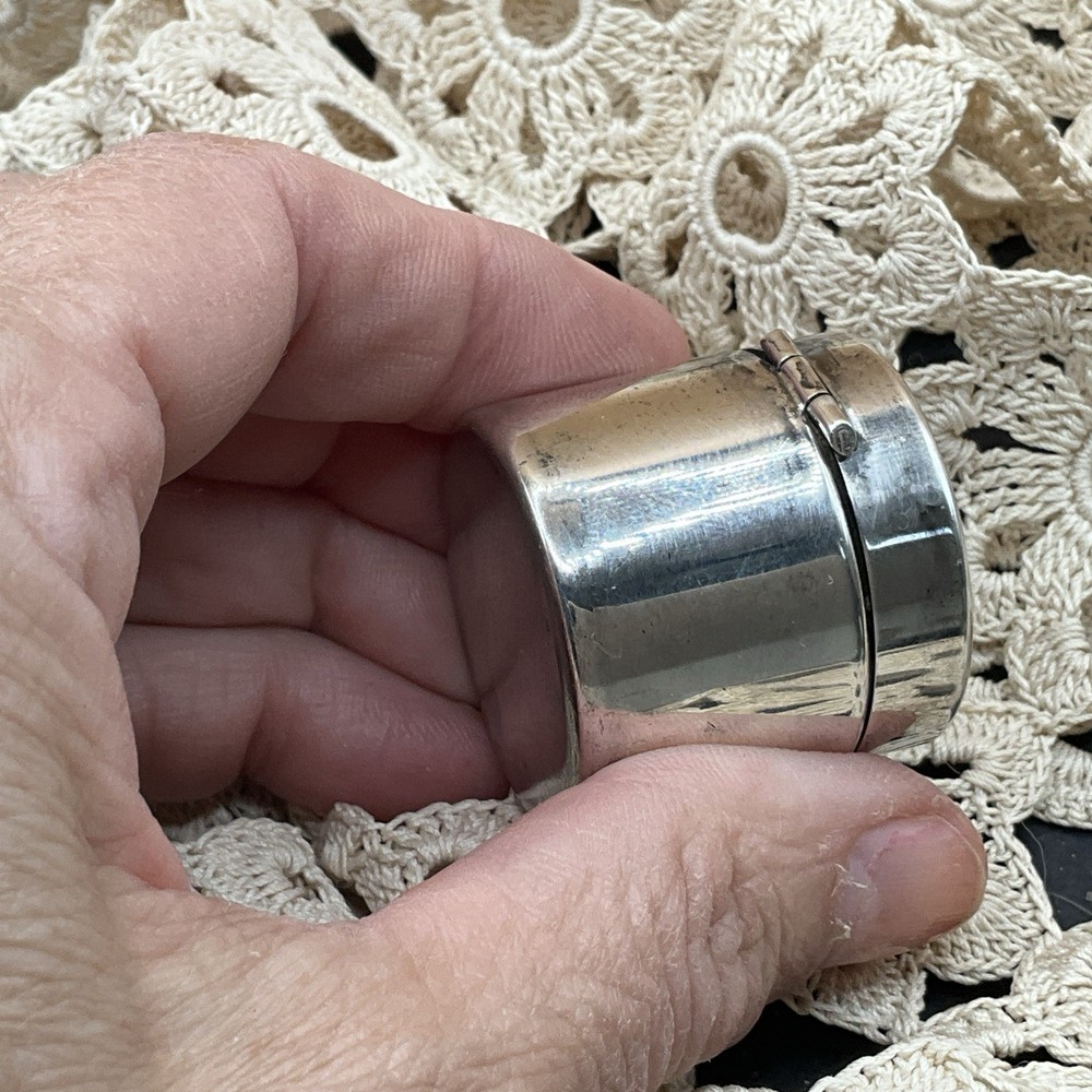 Sterling Silver Denmark Stamp Roll Container