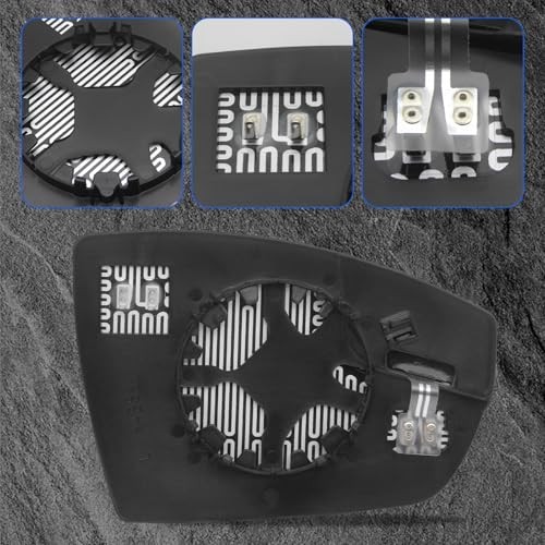 Driver Side Mirror Glass Compatible with Escape 2013 2014 Left Driver Side