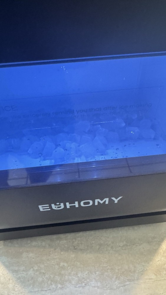 NEW. 🧊 Euhomy Nugget Ice Maker – Open Box, Tested & Working (Black)