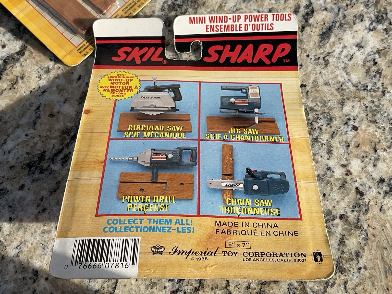 1988 Vintage Wind Up Skil Imperial Mini Power Tools Complete Set Lot Of 4