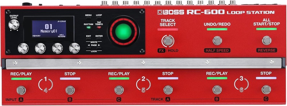 BOSS RC-600 Floor-Based Loop Station |  Massive Onboard Effects Options