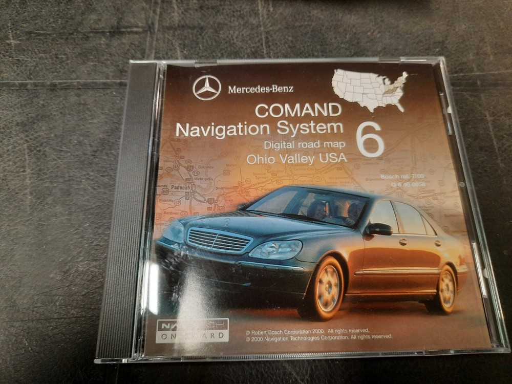 2001 Mercedes Benz Command Navigation CD #3 North Central USA original