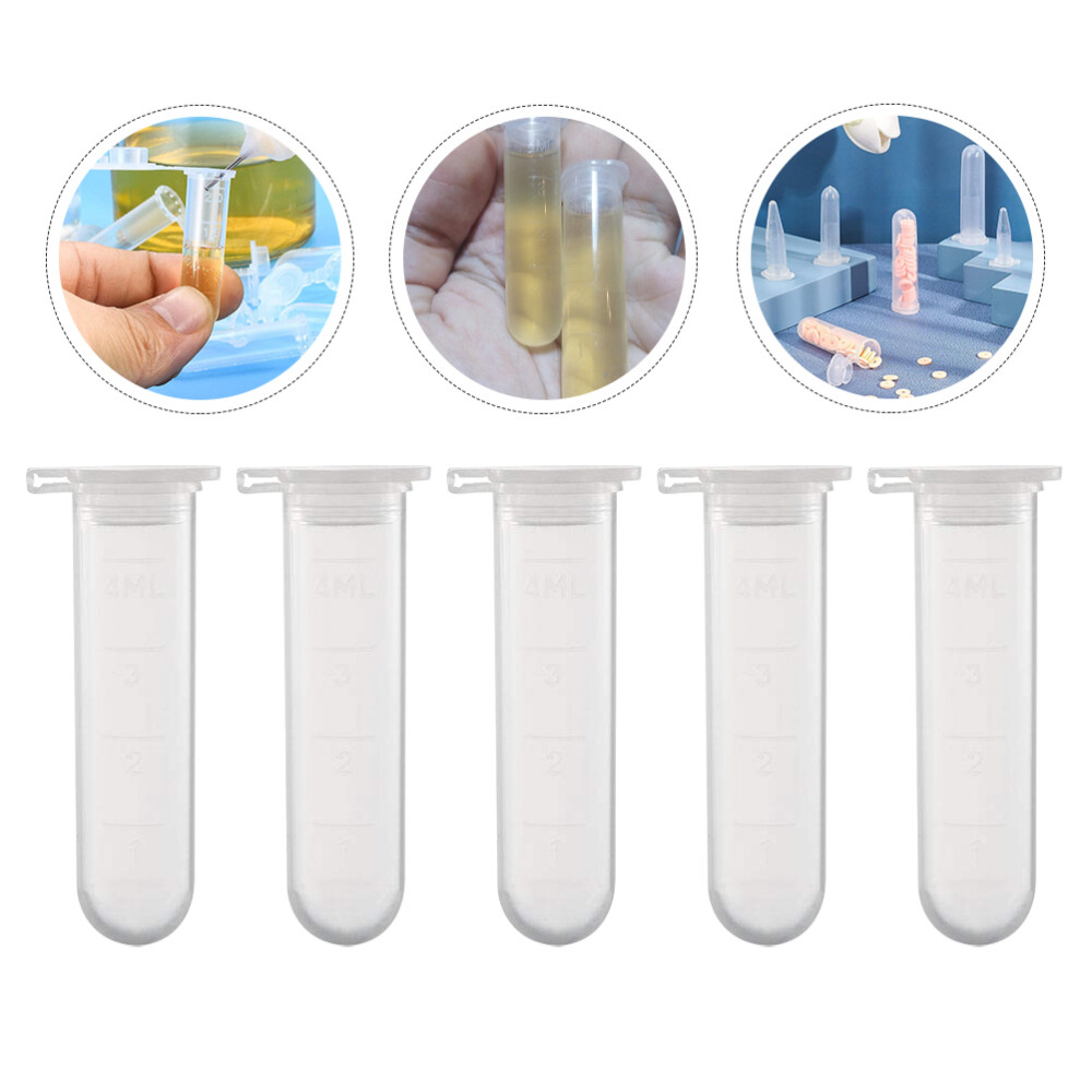 50PCS 5ML Scientific Tube Test