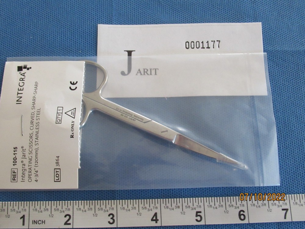 1177 Integra Jarit Operating Scissors 4 3/4" Ref: 100-115