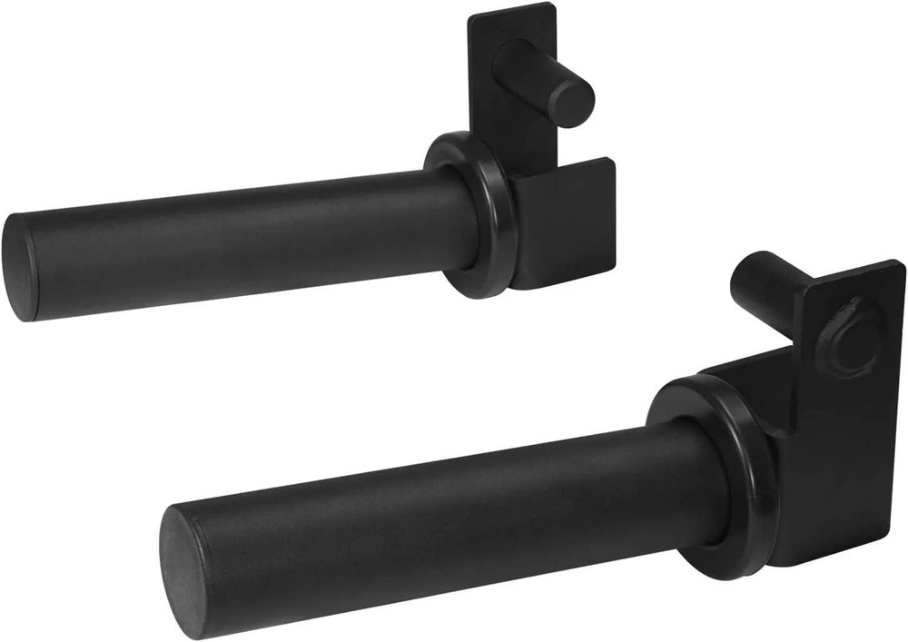 Durable Power Rack Attachments - Easy Lock J-Hooks for Effortless Weight Storage