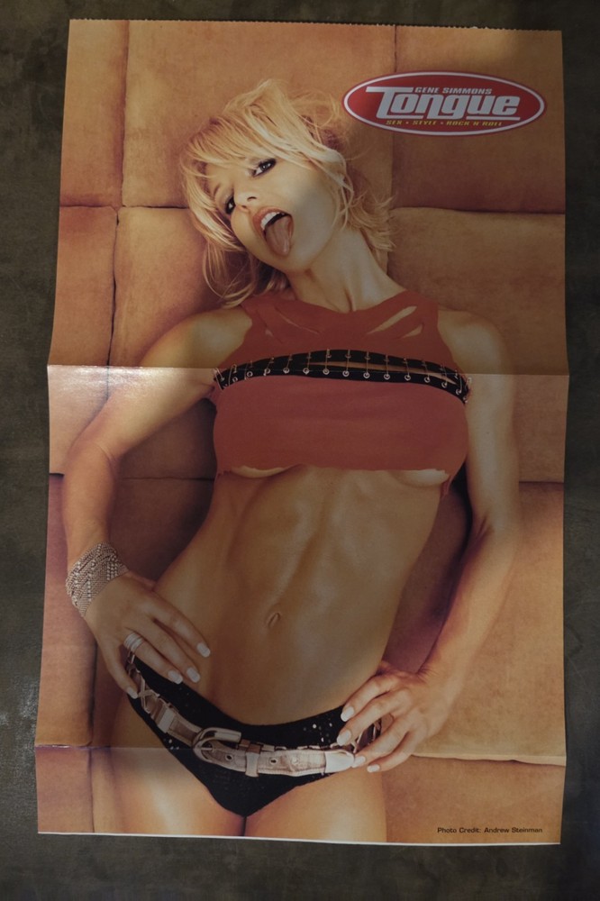 Gene Simmons Tongue Magazine Centerfold