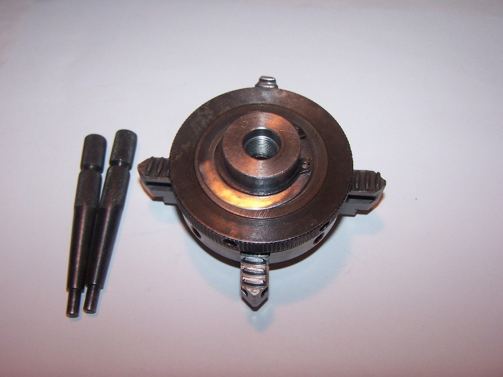 UNIMAT, 4 Jaws Scroll, Reversible, 12Mx1 threads, Ref Chuck 1001, Non-Unimat,#53