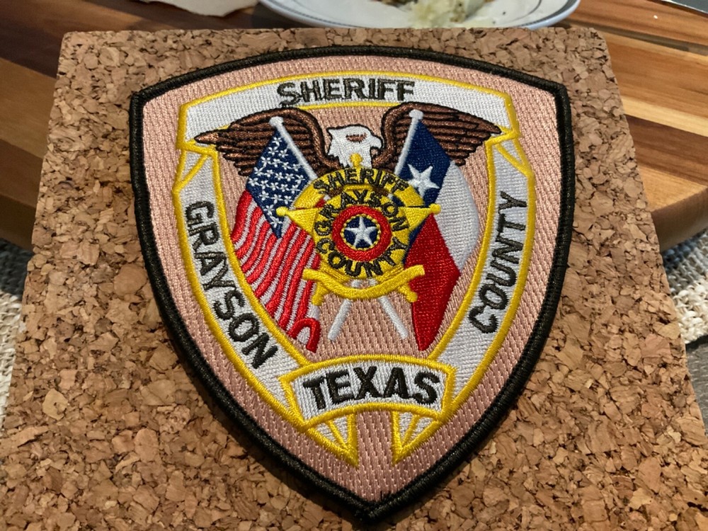 Grayson County Sheriff State Texas TX colorful