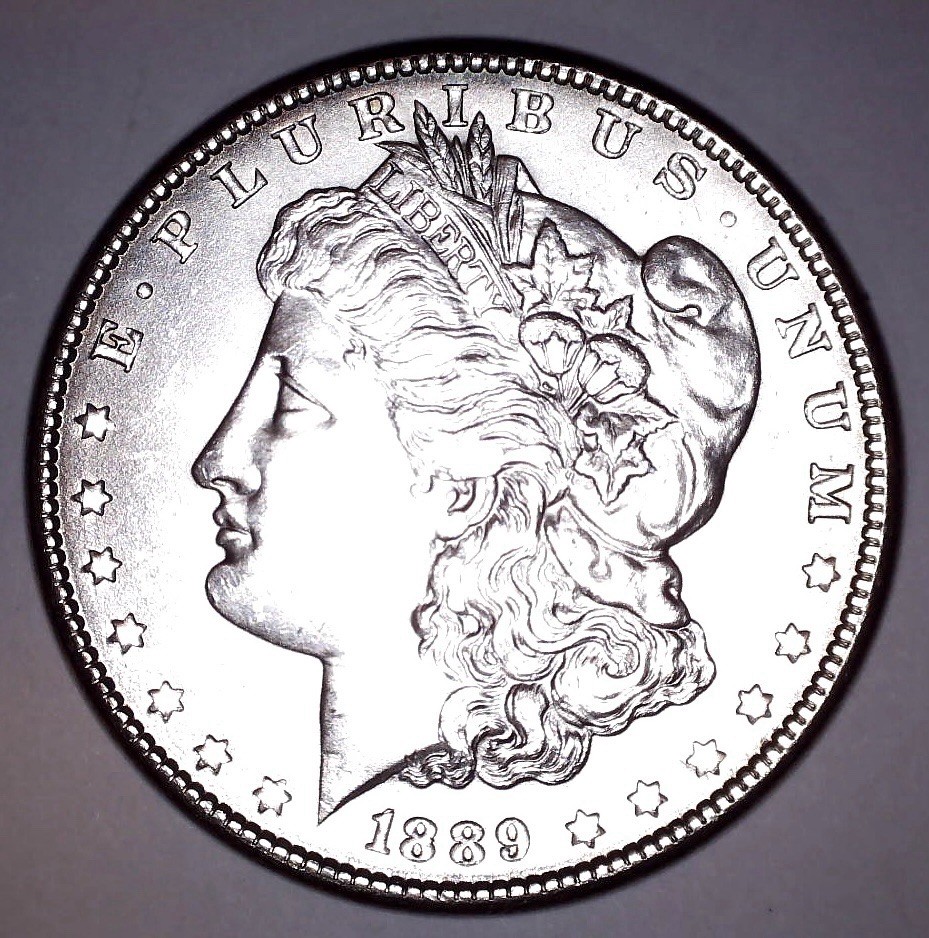 1889 P Morgan Silver Dollar BUC Gem