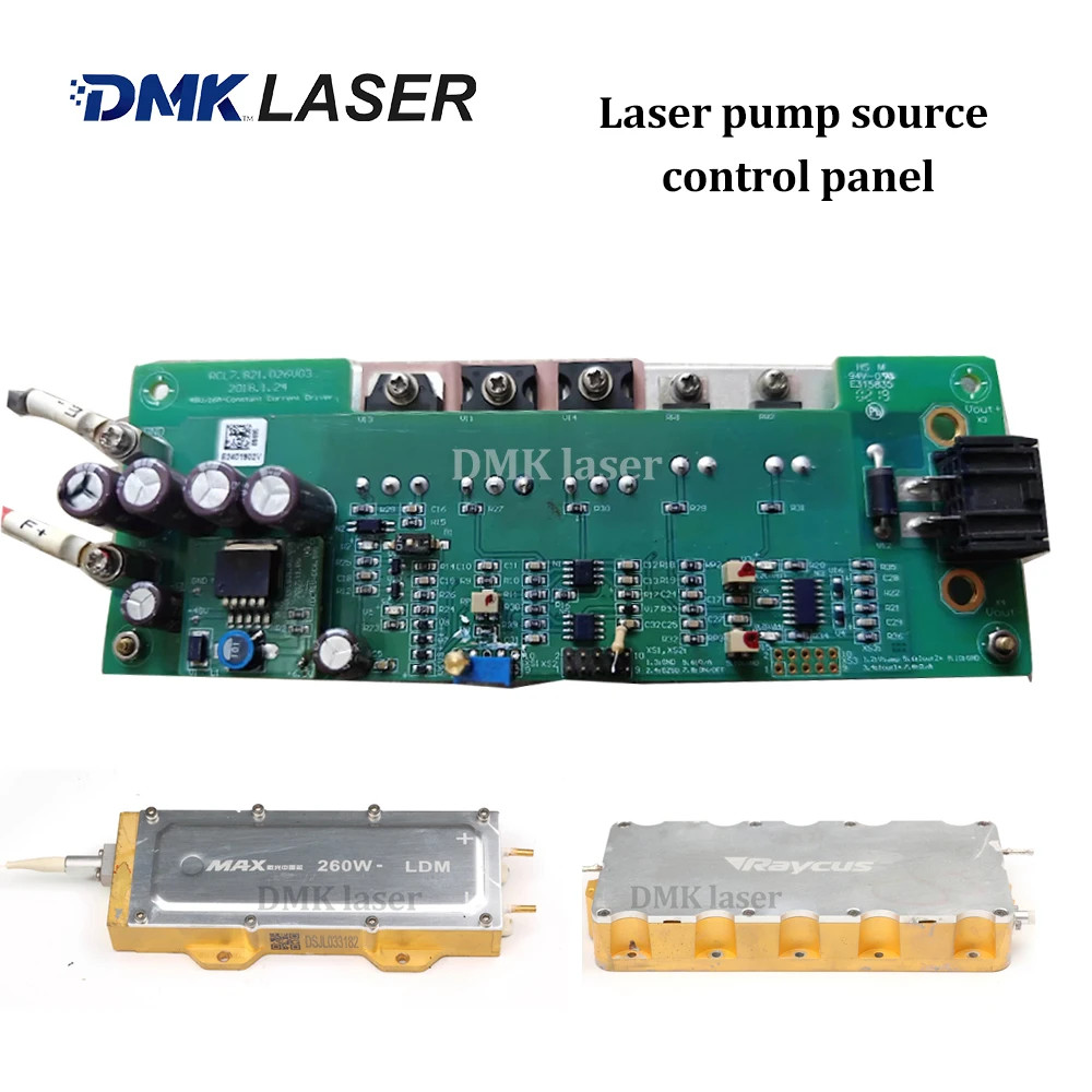 laser pump source driver board powered up to 45V22A with an input/output voltage