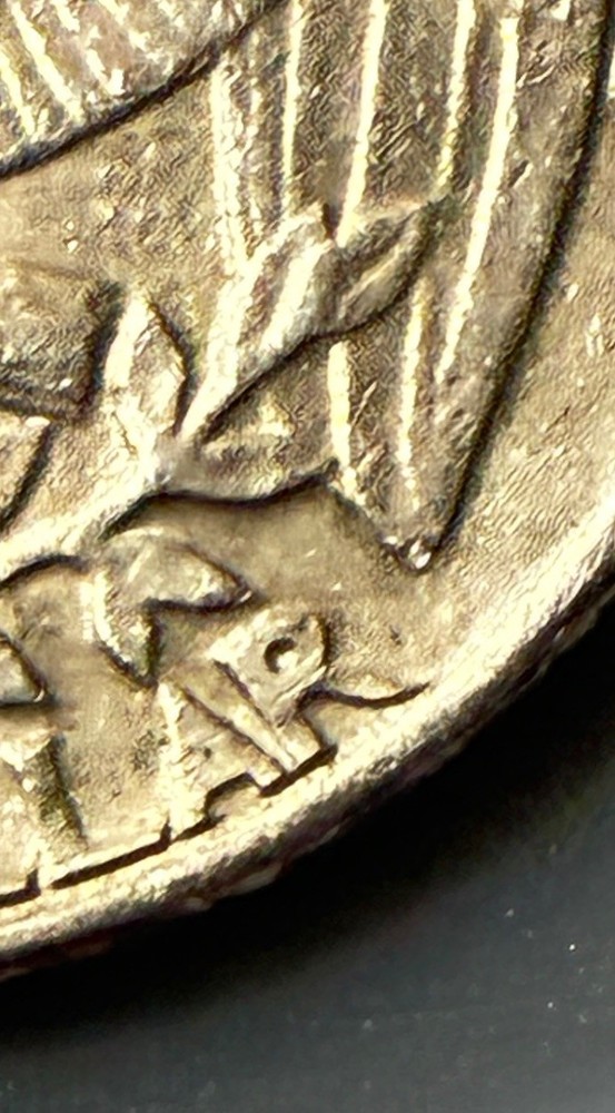 1985 p quarter error