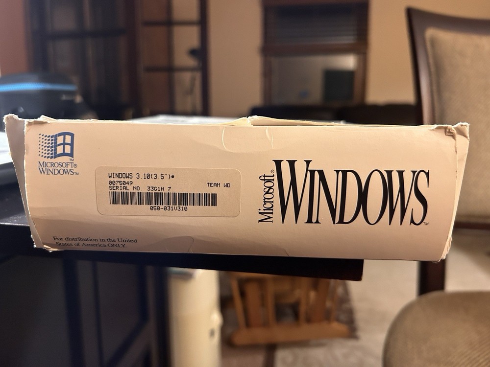 Vintage Microsoft Windows Operating System Version 3.1 on 3.5” Disks - Complete