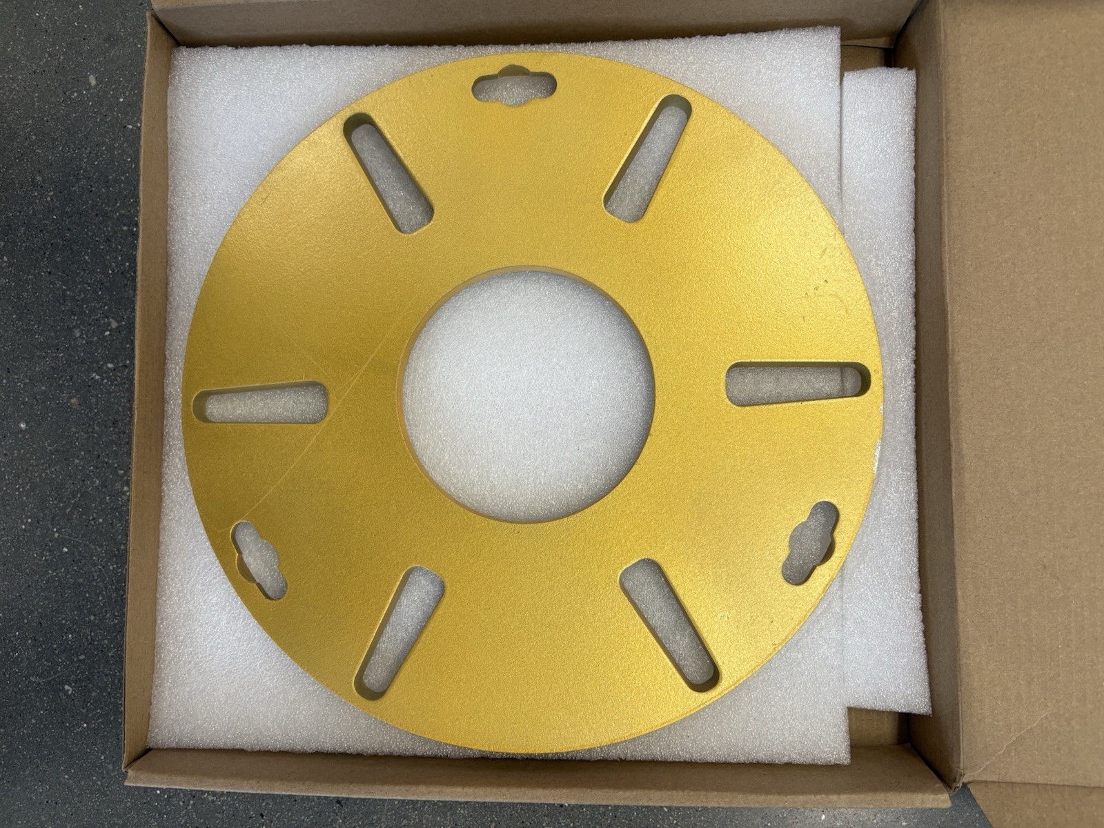 9” Redi Lock Plates For Husqvarna PG540 and PG530 Grinders.
