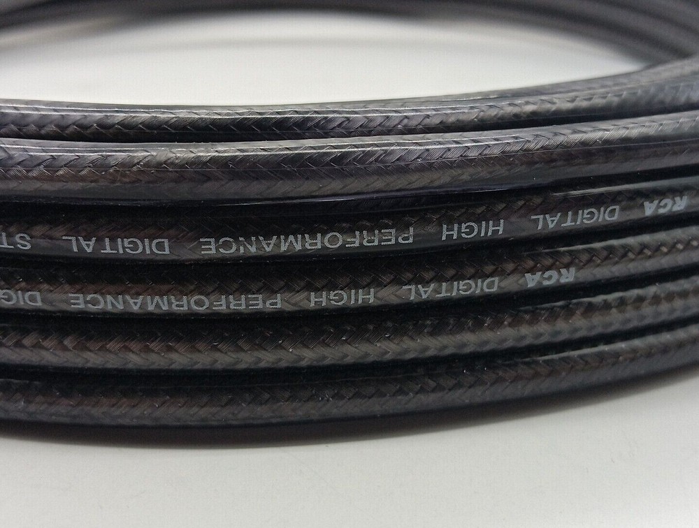 RCA Video Audio Cable 9.5 ft Gold Plated High Performance Component Video Cables