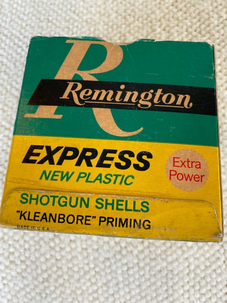 Remington Express 12 Gauge Shotgun Shell Box empty