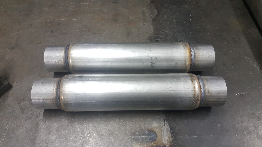 11" Chambered Muffler 2.5" High Performance 1 pair