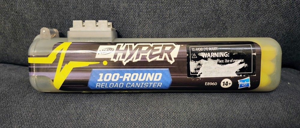 Nerf Hyper Blaster 100-Round Refill Canister Easy Reload Canister E8960 New