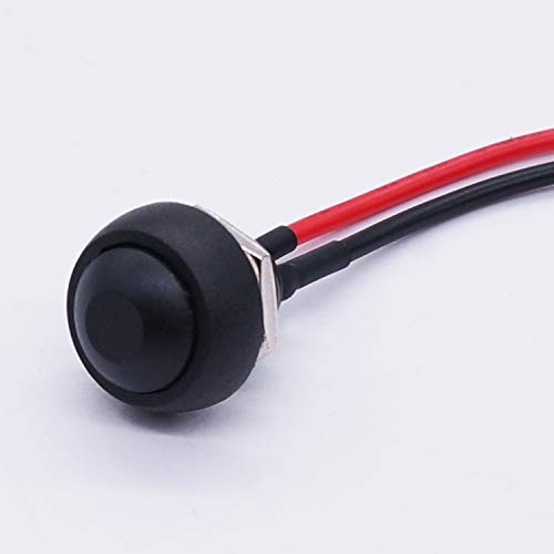 /10Pcs 12mm Momentary Push Button Switch 1/2" Mounting Hole On Off Mini Round