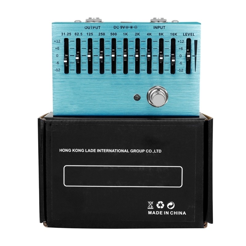 Guitar Effects Frequency Adjuster Sound Accessory EQ Pedal Portable EQ Device