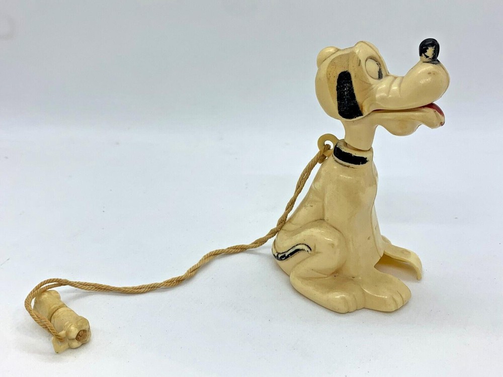 Vintage Disney's Pluto Nodder Bobble Head Toy, Circa 1940's