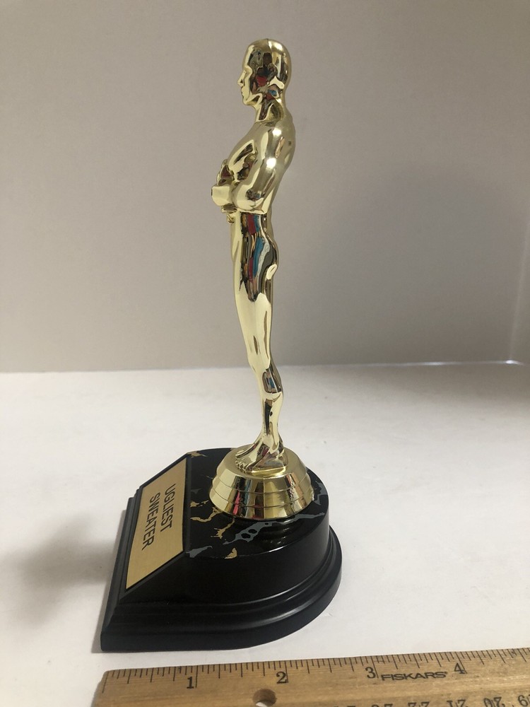 Ugliest Sweater Trophy -7" Tall