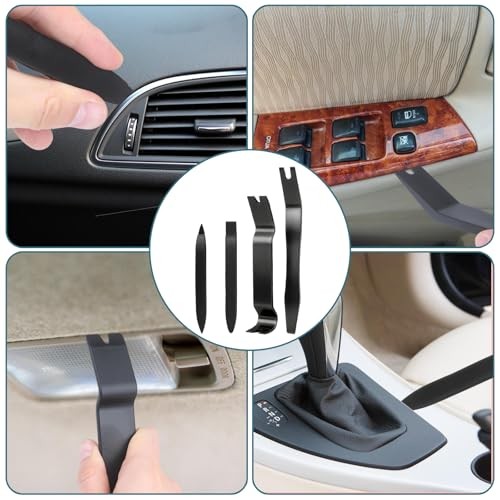 9 Pcs Auto Trim Removal Tool Kit - Plastic Pry Tool for Door Panel Dashboard