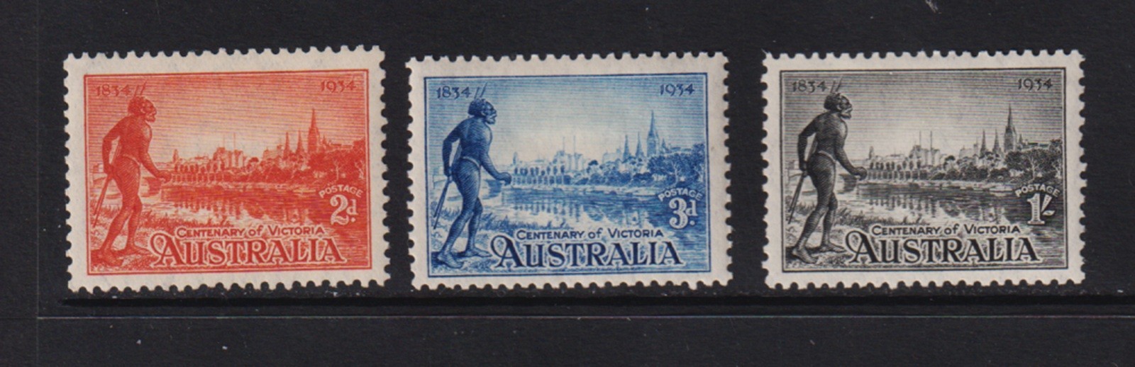Australia - #142a-44a mint, cat. $ 72.50