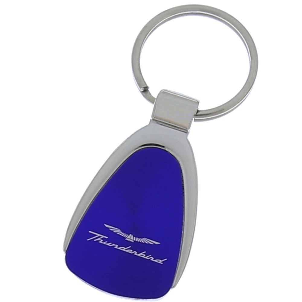 Ford Thunderbird Tear Drop Key Ring (Blue)